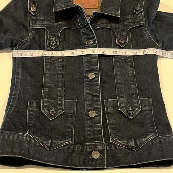 Blue Blue Bluewash Industry Denim Jacket Size S - Picture 5 of 16